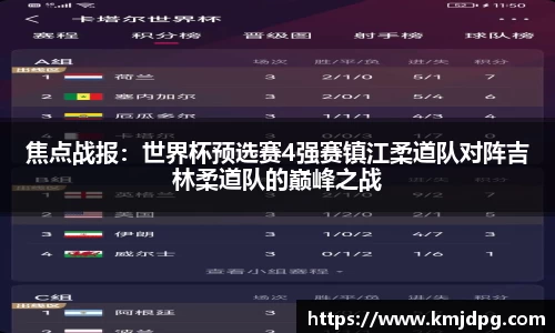 焦点战报：世界杯预选赛4强赛镇江柔道队对阵吉林柔道队的巅峰之战